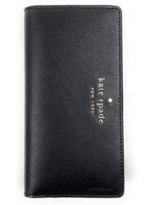 Kate Spade New York Slim Staci Saffiano Leather Bifold Wallet Black