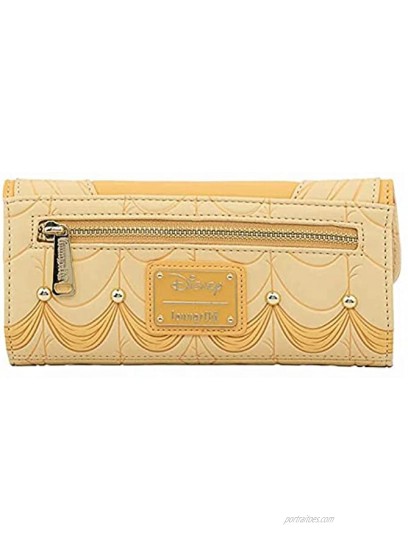 Loungefly Disney Beauty and The Beast 30th Anniversary Belle Cosplay Flap Wallet