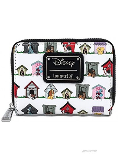 Loungefly Disney Dog Houses Faux Leather Zip Around Wallet