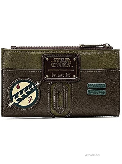 Loungefly Licensed Disney Star Wars Boba Fett Cosplay Flap Wallet
