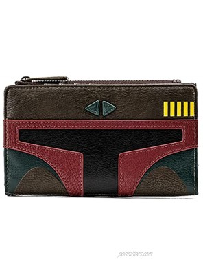 Loungefly Licensed Disney Star Wars Boba Fett Cosplay Flap Wallet