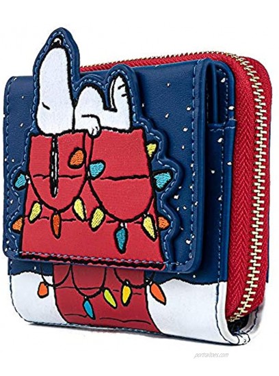 Loungefly Peanuts Snoopy Christmas Wallet