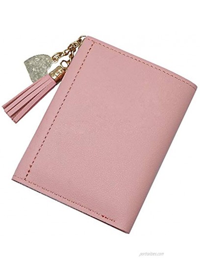 Small Wallet for Women，Ultra Slim Pu Leather Credit Card Holder Clutch Wallets for Women