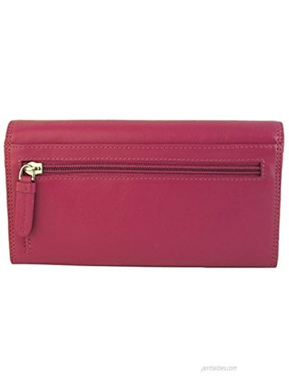 Visconti Heritage -35 Soft Leather Large Ladies Purse Wallet