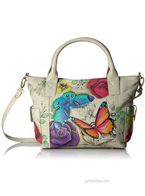 Anna by Anuschka Handpainted Leather Women's Convertible Large Tote