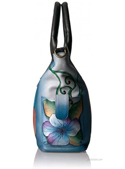 Anna by Anuschka Handpainted Leather Women's Large Tote with Side Pockets