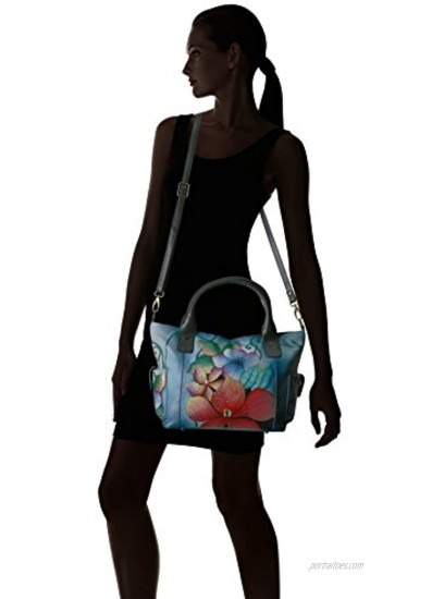 Anna by Anuschka Handpainted Leather Women's Large Tote with Side Pockets