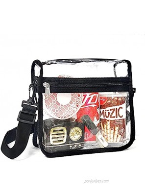 Armiwiin Clear Bag Clear Shoulder Bag Stadium Approved for Concerts and Gym