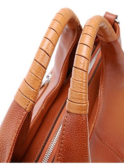 Iswee Womens Genuine Leather Handbags Tote Bag Shoulder Bag Top Handle Satchel Designer Ladies Purse Hobo Crossbody Bags