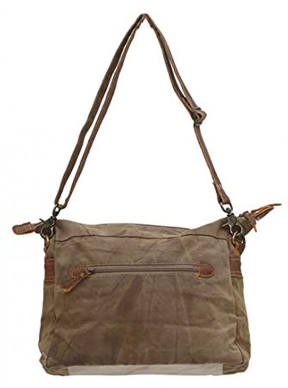 Myra Bags Perfection Upcycled Canvas Shoulder Bag S-0703