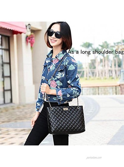 Shoulder Bag for Women Crossbody Purse Leather Lightweight Fashion Upgrade Handbags with Chain Strap