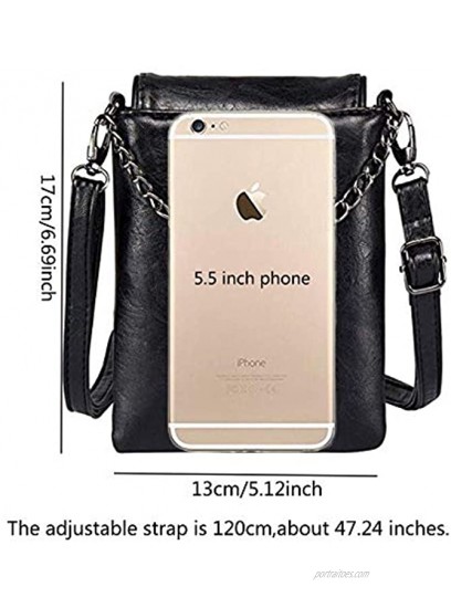 Women Single Shoulder Crossbody Bags Mini Messenger Bag Cellphone Bags Wallet