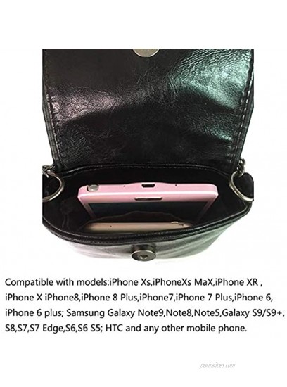 Women Single Shoulder Crossbody Bags Mini Messenger Bag Cellphone Bags Wallet