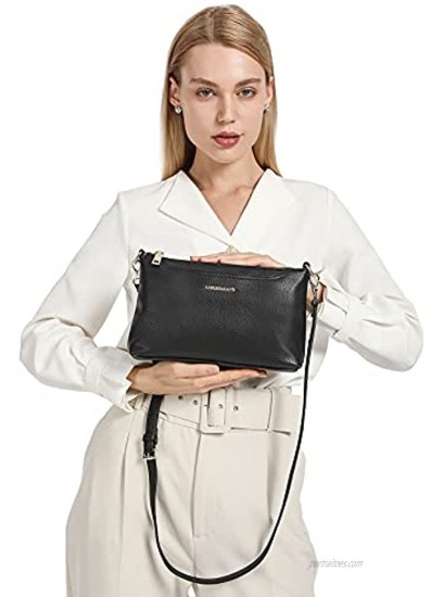 Crossbody Bag for Women Small Shoulder Bag Vegan Purses and Handbags with PU Leather and Adjustable Strap