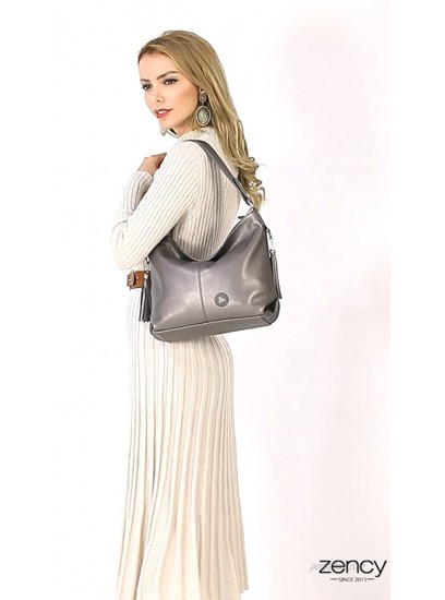 Fashion Soft Real Genuine Leather Tassel Women's Handbag Ladies Shoulder Tote Messenger Bag Satchel Black White