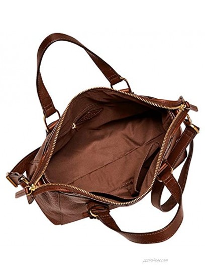 Fossil Women's Jacqueline Leather Satchel Purse Handbag