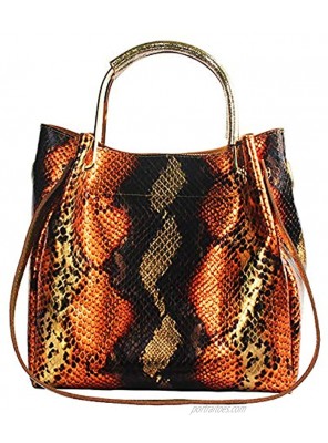 Handbags for Women Genuine Leather Leopard Satchel Purse Girls Tote bag Ladies Shoulder Bags Top Handle