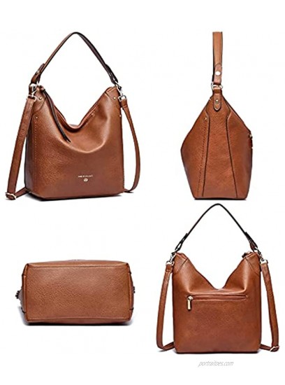 Hobo Bag for Women Vegan Leather purses and Handbags Shoulder Bag Large Crossbody Bags Soft Satchel Handbags