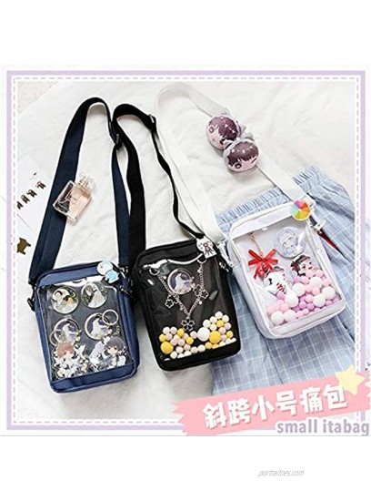 Ita Bag DIY Clear Crossbody Bag Shoulder Messenger Bag Purse Anime Satchels