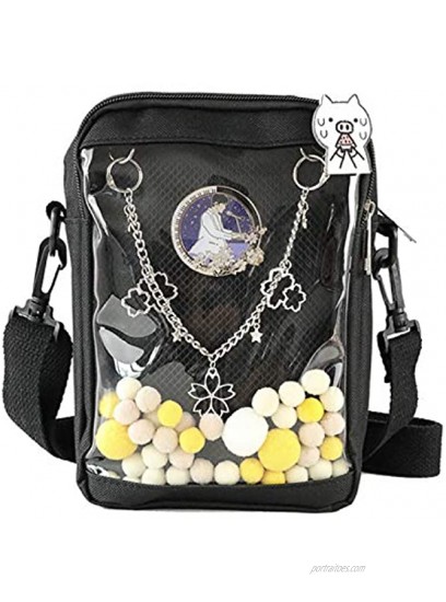 Ita Bag DIY Clear Crossbody Bag Shoulder Messenger Bag Purse Anime Satchels