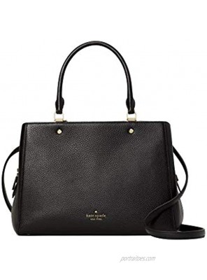 Kate Spade Leila Medium Triple Compartment Satchel Crossbody Bag Purse Handbag