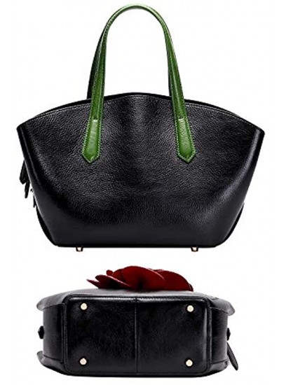 PIJUSH Designer Purses and Handbags for Women Floral Top Handle Satchel Purse Ladies Crossbody Bag