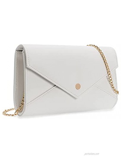 iXebella PU Clutch Purses for Women Stylish Envelope Clutch Evening Bags