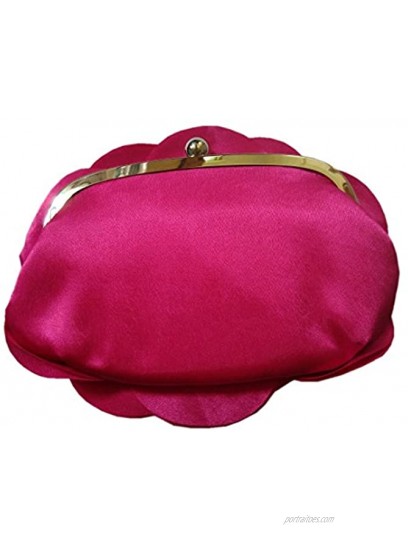 Bywen Womens Rose Pattern Purse Party Clutch Shoulder Bags