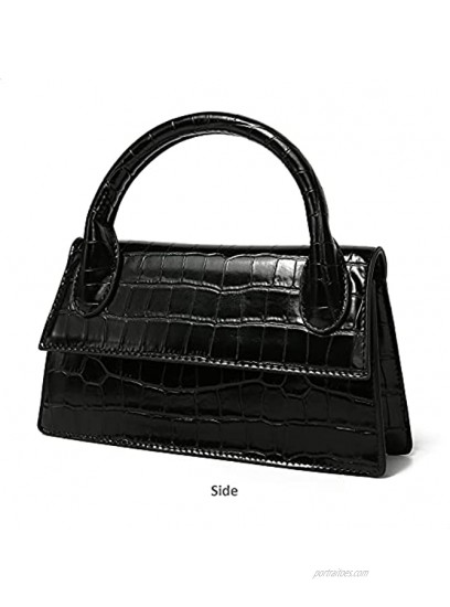 CATMICOO Trendy Mini Clutch Purse for Women Croc Mini Bag and Small Handbag with Adjustable Strap