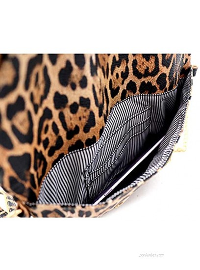 Fashion PU Leather 2 Way Flap Clutch Bag with Chain Shoulder strap