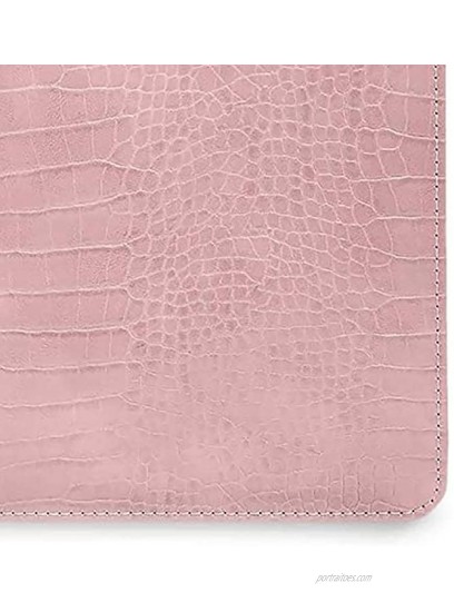 Katie Loxton Crocodile Womens Medium Vegan Leather Clutch Perfect Pouch Pink