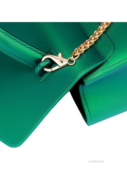 Top Handle Clutch Handbags Jelly Crossbody Bags for Women Tote Purse