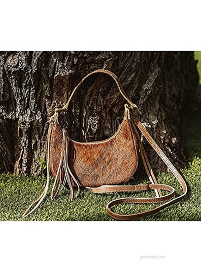 Women Small Clutch Purse Western Cowhide Hair on Handbags Cowgirl Vintage Leather Shoulder Bag Crossbody