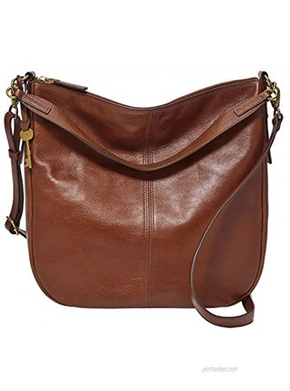 Fossil Women's Jolie Leather Hobo Purse Handbag