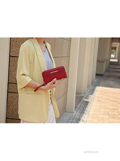 MKF Set Hobo Bag for Women & Wristlet Wallet – PU Leather Designer Handbag Purse – Shoulder Strap Lady Pocketbook