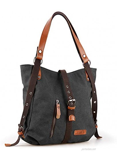 SHANGRI-LA Purse Handbag Tote shoulder Bag for Women Casual School Hobo Bag Rucksack Convertible Backpack