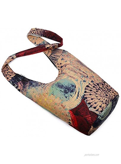 Women Shoulder Handbags Fashion canvas Hippie Crossbody Bags Bohemian Animal Prints Hobo Bags