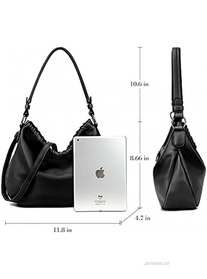 Yooumoga Fashion Hobo Bags for Women Large Leather Top Handle Handbag Women Crossbody Bag Purse Ladies Hobo Style Handbags