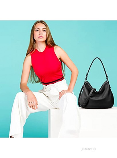 Yooumoga Fashion Hobo Bags for Women Large Leather Top Handle Handbag Women Crossbody Bag Purse Ladies Hobo Style Handbags