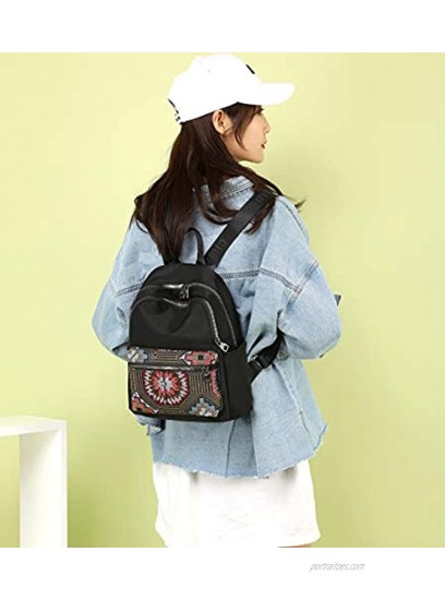 Collsants Small Nylon Backpack for Women Lightweight Mini Backpack Purse Travel Daypack YH