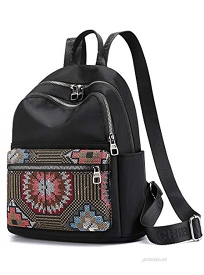 Collsants Small Nylon Backpack for Women Lightweight Mini Backpack Purse Travel Daypack YH