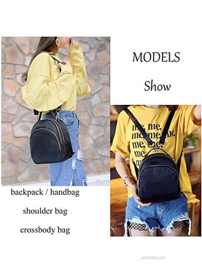 Cute Mini Leather Backpack Fashion Small Daypacks Purse for Girls and Women 369 mini backpack black