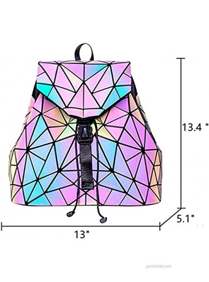 HotOne Luminous Purses for Women Holographic Purse Crossbody Bag Fanny Pack for Women Color Change Bags Collection