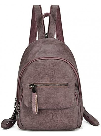 Small Backpack Purse for Women Fashion PU Leather Backpack with Adjustable Shoulder Strap
