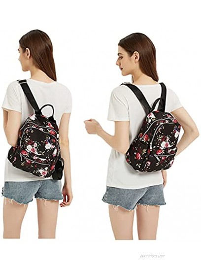 Women Backpack Purse Mini Backpack Girls Small Backpack Purse School Travel Rose