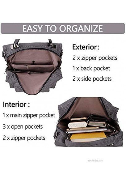 Women Backpack Purse PU Leather Mini Backpack Fashion Shoulder Bag for Ladies Three Ways to Carry