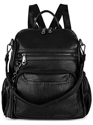 Women Bags Backpack Purse PU Leather Zipper Bags Casual Backpacks Shoulder Bags
