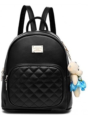 Women Cute Small Leather Backpack Purse Ladies Casual Satchel Travel Backpack for Girls