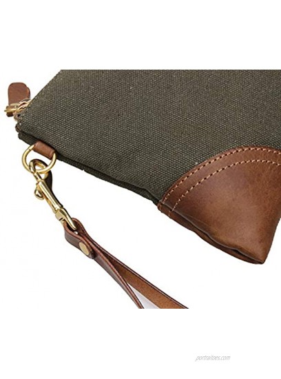 Women Canvas Wristlet Bag Clutch Wallet Purses Smartphone Handbag A80