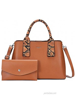 Clocolor Women Fashion Purses and Ladies Handbags Designer Satchel Tote Bag Shoulder Bags